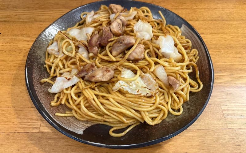 ひるぜん焼きそば悠悠の名物焼きそば